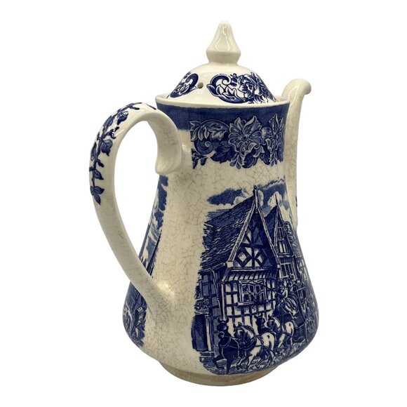 Coffeepot English Ironstone Tableware Dickens Series - Picture 5 of 16